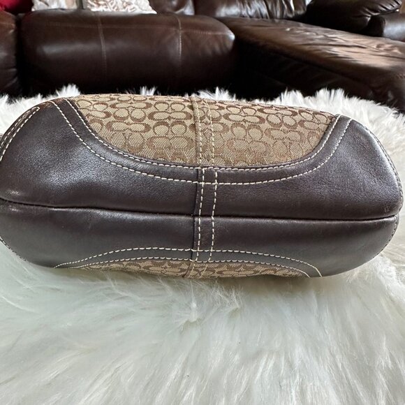 Coach Signature Soho Canvas/Leather Mini Hobo Bag - Picture 8 of 11